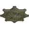 Ekena Millwork Antilles Ceiling Medallion (Fits Canopies up to 6"), Hnd-Painted Painted Turtle, 38 1/4"OD x 1 1/2"P CM38ANPTF - alternate 3